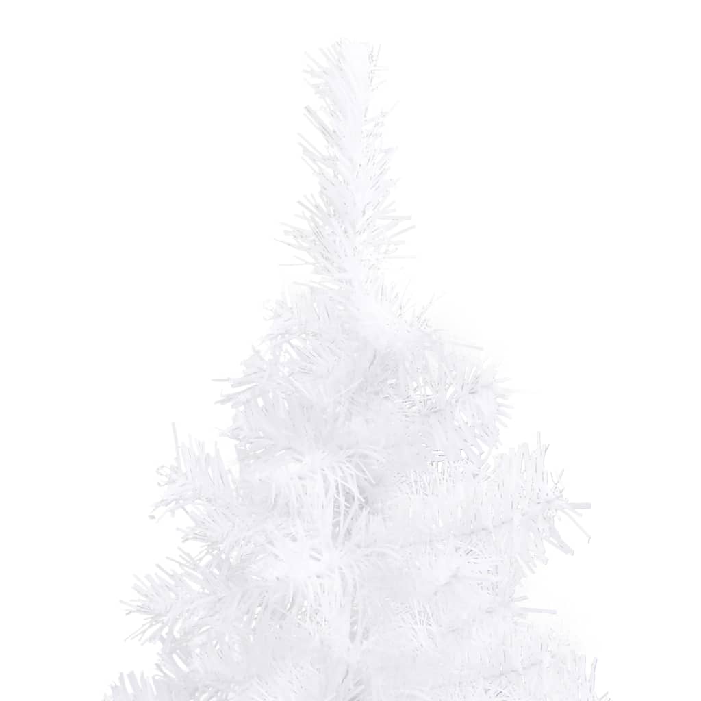 Kunstkerstboom hoek 210 cm PVC wit - AllerleiShop