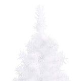 Kunstkerstboom hoek 210 cm PVC wit - AllerleiShop