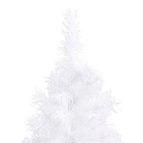 Kunstkerstboom hoek 210 cm PVC wit - AllerleiShop