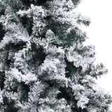 Kunstkerstboom met sneeuwvlokken 300 cm PVC groen - AllerleiShop