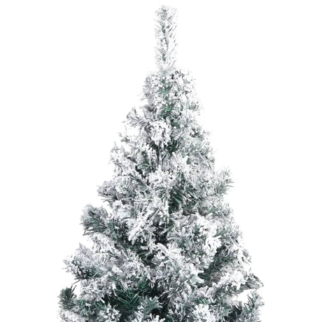 Kunstkerstboom met sneeuw PVC 400 cm groen - AllerleiShop