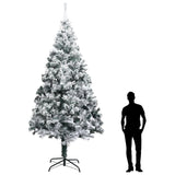 Kunstkerstboom met sneeuw PVC 400 cm groen - AllerleiShop