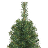 Kunstkerstboom met standaard smal 120 cm PVC groen - AllerleiShop