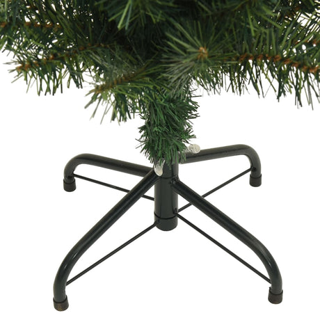 Kunstkerstboom met standaard smal 120 cm PVC groen - AllerleiShop