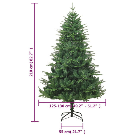 Kunstkerstboom 210 cm PVC en PE groen - AllerleiShop