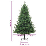 Kunstkerstboom 240 cm PVC en PE groen - AllerleiShop