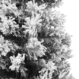 Kunstkerstboom met sneeuw smal 120 cm PVC groen - AllerleiShop