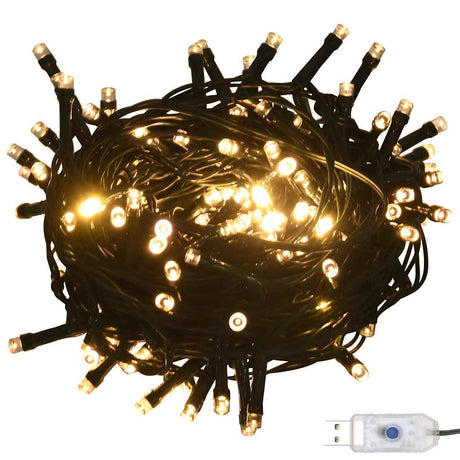 61-delige Kerstballenset met piek en 150 LED's goud en brons - AllerleiShop