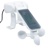 Luifel met rolgordijn, LED en windsensor 3,5x2,5 m antraciet