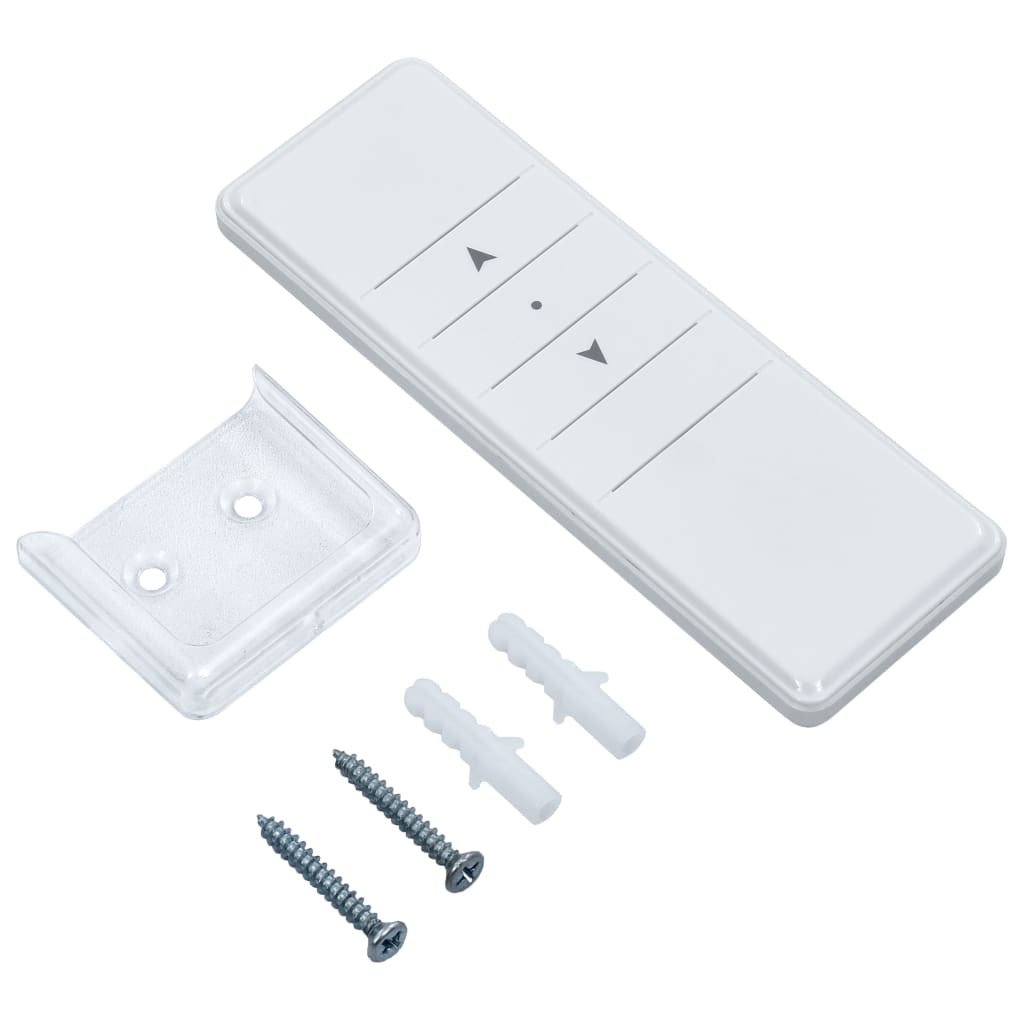 Luifel automatisch met gordijn LED windsensor 3x2,5 m geel wit