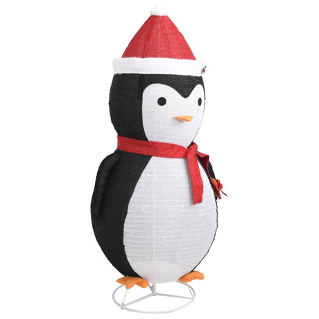 Kerstpinguïn decoratief LED 180 cm luxe stof - AllerleiShop