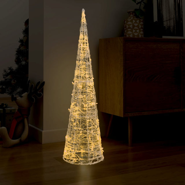 Lichtkegel decoratief LED warmwit 120 cm acryl - AllerleiShop