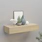 viaXL Wandschap met lade 60x23,5x10 cm MDF eikenkleurig - AllerleiShop