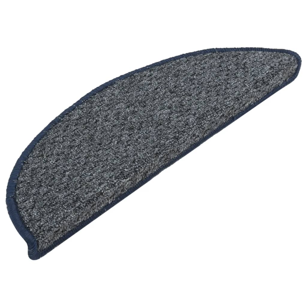 Trapmatten 15 st 56x17x3 cm donkerblauw