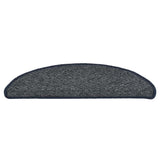 Trapmatten 15 st 56x17x3 cm donkerblauw