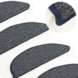 Trapmatten 15 st 56x17x3 cm donkerblauw