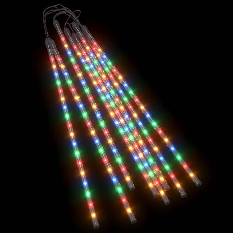 Meteoorlichten 8 st 288 LED's binnen/buiten 50 cm meerkleurig - AllerleiShop