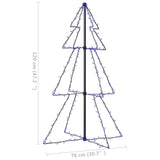 Kegelkerstboom 160 LED's binnen en buiten 78x120 cm - AllerleiShop