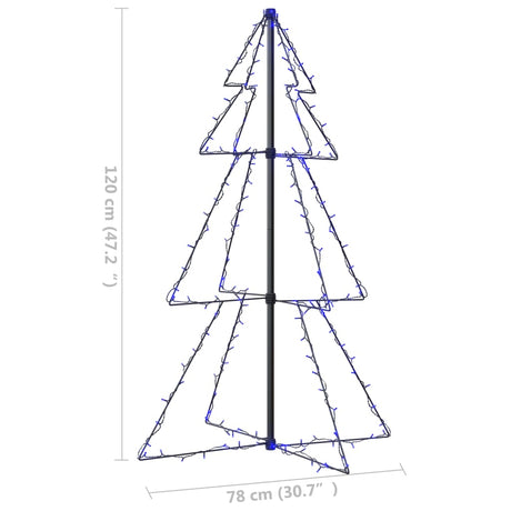 Kegelkerstboom 160 LED's binnen en buiten 78x120 cm - AllerleiShop