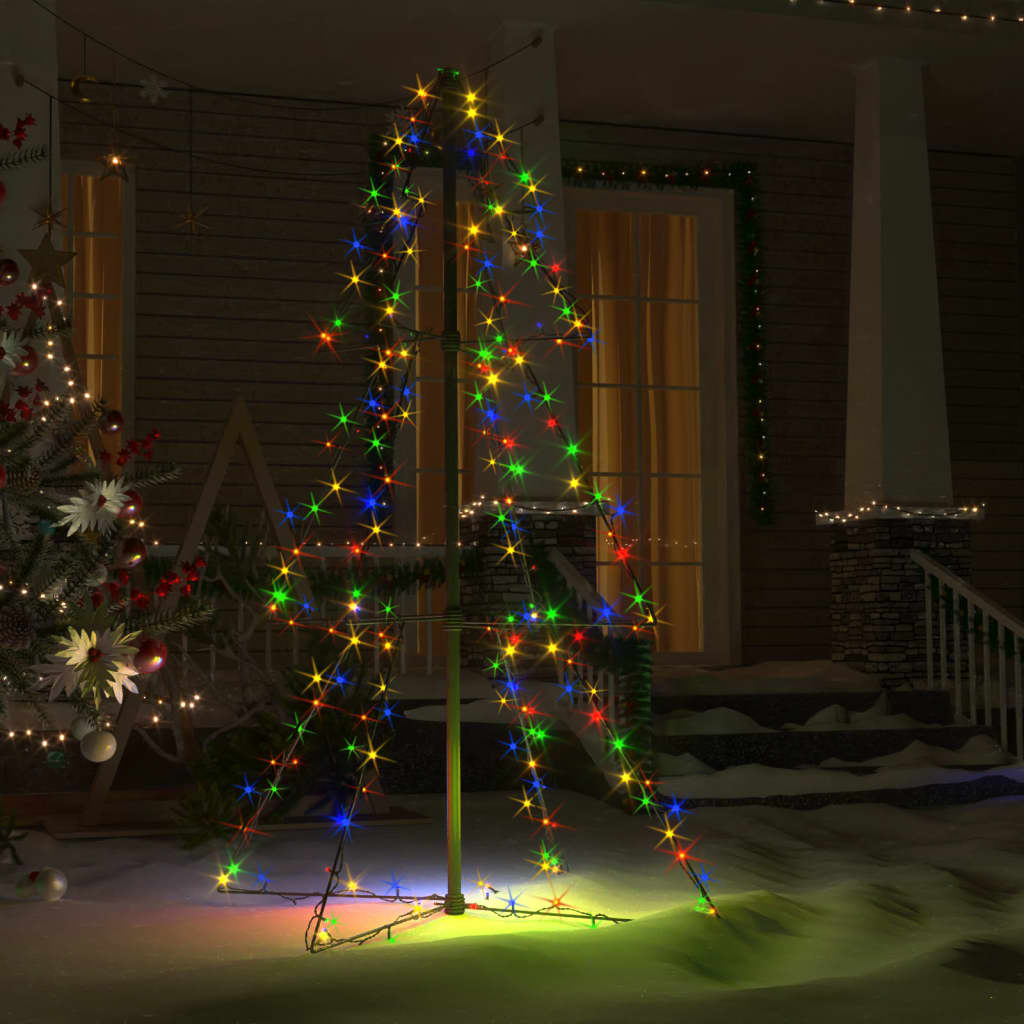 Kegelkerstboom 160 LED's binnen en buiten 78x120 cm - AllerleiShop