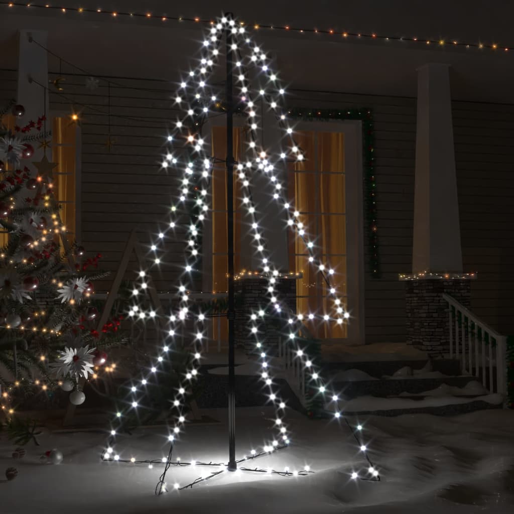 Kegelkerstboom 200 LED's binnen en buiten 98x150 cm - AllerleiShop