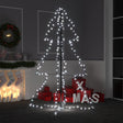 Kegelkerstboom 200 LED's binnen en buiten 98x150 cm - AllerleiShop