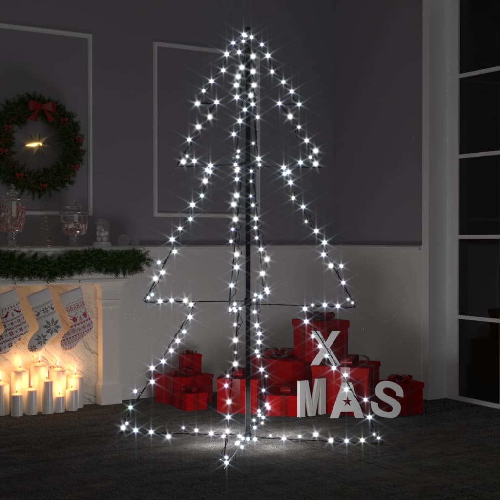 Kegelkerstboom 200 LED's binnen en buiten 98x150 cm - AllerleiShop