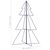 Kegelkerstboom 200 LED's binnen en buiten 98x150 cm - AllerleiShop