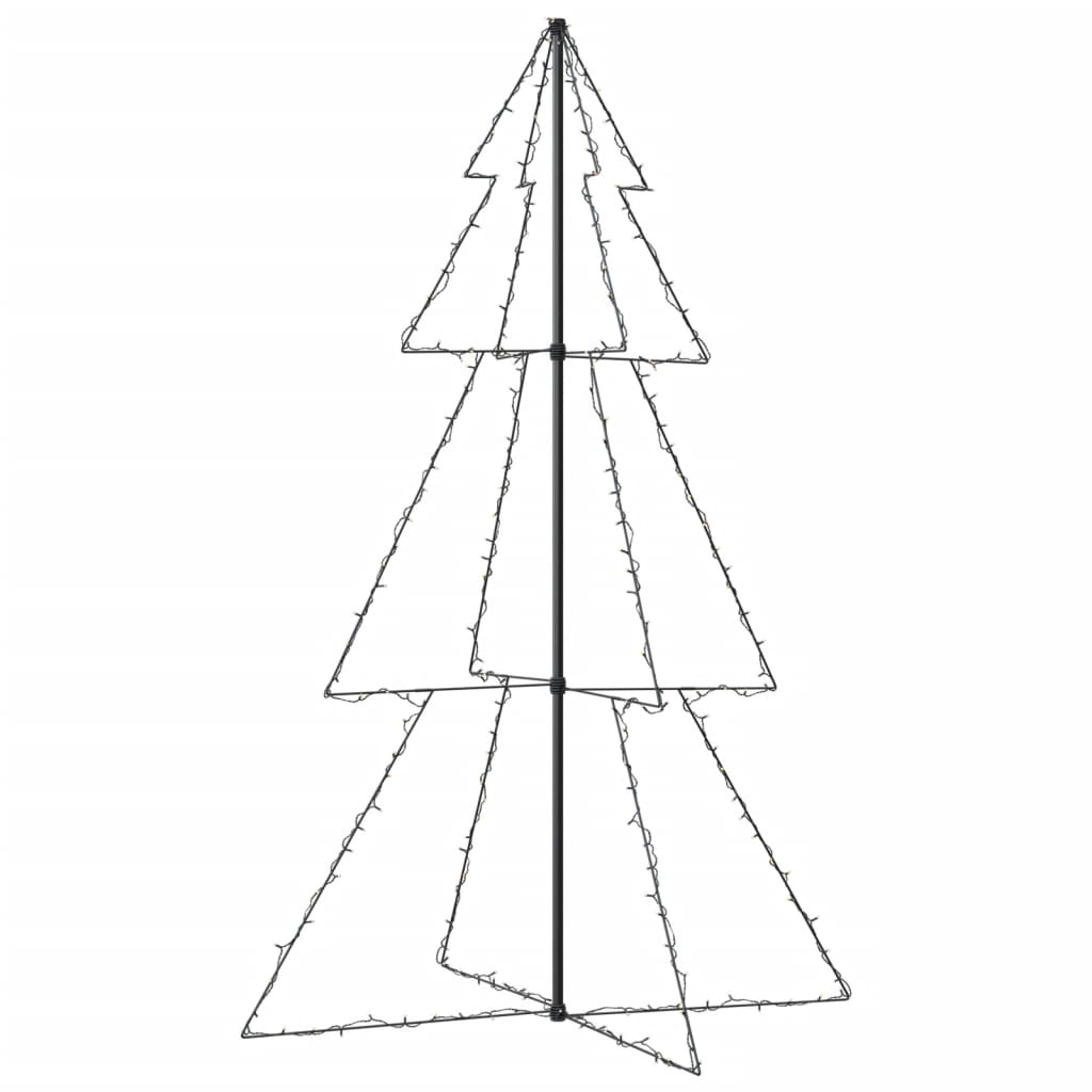 Kegelkerstboom 240 LED's binnen en buiten 118x150 cm - AllerleiShop