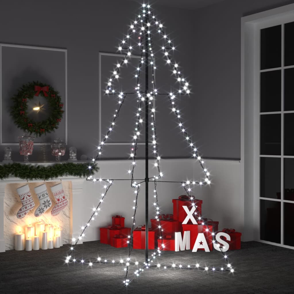 Kegelkerstboom 240 LED's binnen en buiten 118x150 cm - AllerleiShop