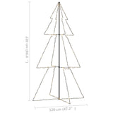 Kegelkerstboom 300 LED's binnen en buiten 120x220 cm - AllerleiShop