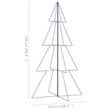 Kegelkerstboom 360 LED's binnen en buiten 143x250 cm - AllerleiShop