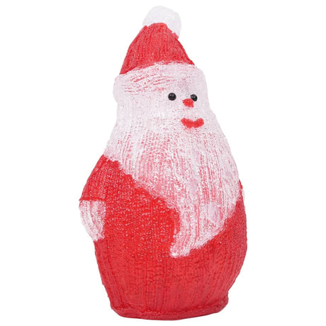 Kerstfiguur kerstman LED binnen en buiten 28 cm acryl - AllerleiShop