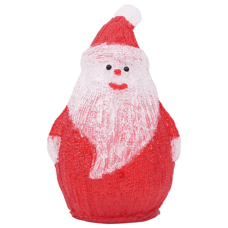 Kerstfiguur kerstman LED binnen en buiten 28 cm acryl - AllerleiShop