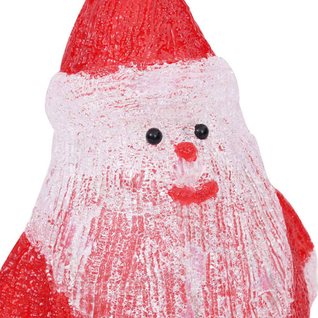 Kerstfiguur kerstman LED binnen en buiten 28 cm acryl - AllerleiShop