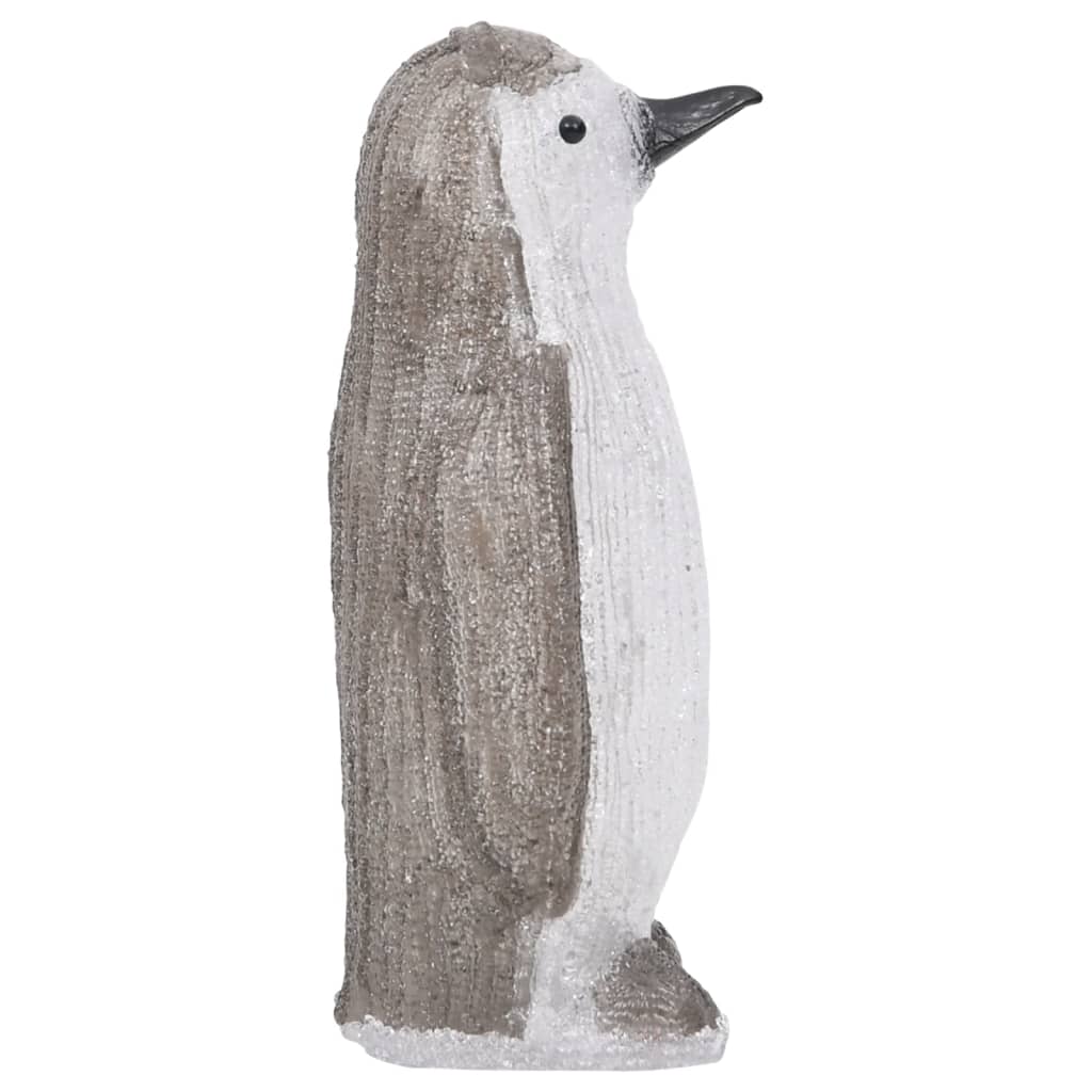 Kerstfiguur pinguïn LED binnen en buiten 30 cm acryl - AllerleiShop