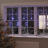 Lichtslinger ster en maan afstandsbediening 138 LED's blauw - AllerleiShop