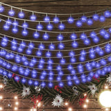 Lichtsnoer met 400 LED's 8 functies blauw 40 m - AllerleiShop