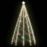 Kerstboomverlichting met 250 LED's koudwit net 250 cm - AllerleiShop