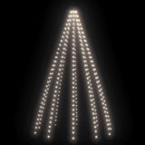 Kerstboomverlichting met 250 LED's koudwit net 250 cm - AllerleiShop