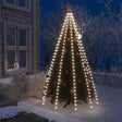 Kerstboomverlichting met 250 LED's koudwit net 250 cm - AllerleiShop