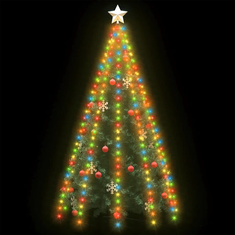 Kerstboomverlichting met 250 LED's meerkleurig net 250 cm - AllerleiShop