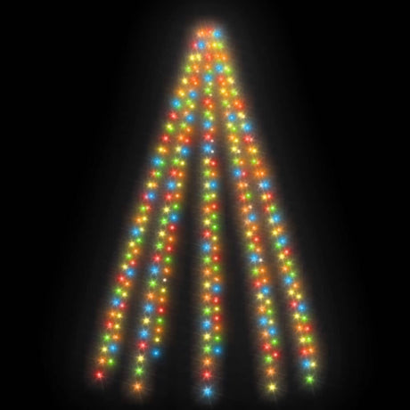 Kerstboomverlichting met 250 LED's meerkleurig net 250 cm - AllerleiShop