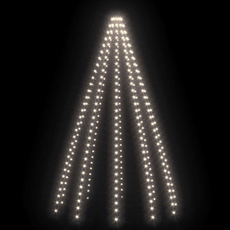 Kerstboomverlichting met 300 LED's koudwit net 300 cm - AllerleiShop