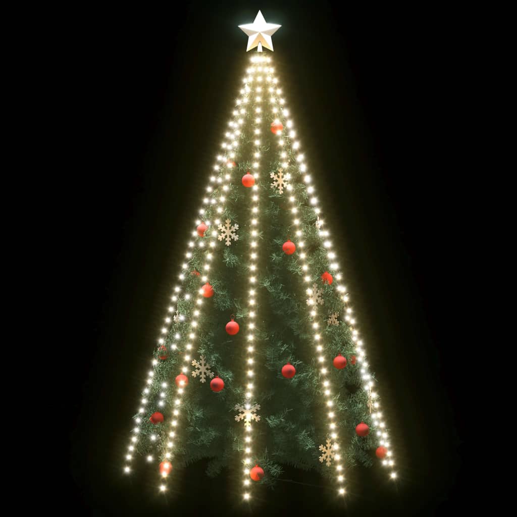 Kerstboomverlichting met 400 LED's koudwit net 400 cm - AllerleiShop