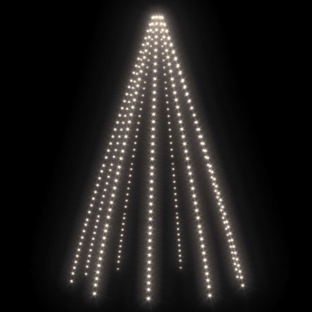 Kerstboomverlichting met 400 LED's koudwit net 400 cm - AllerleiShop