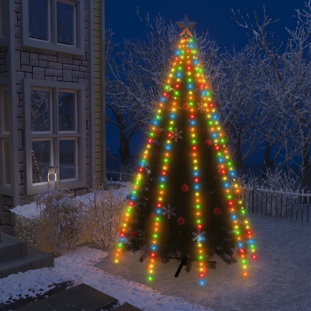 Kerstboomverlichting met 400 LED's meerkleurig net 400 cm - AllerleiShop