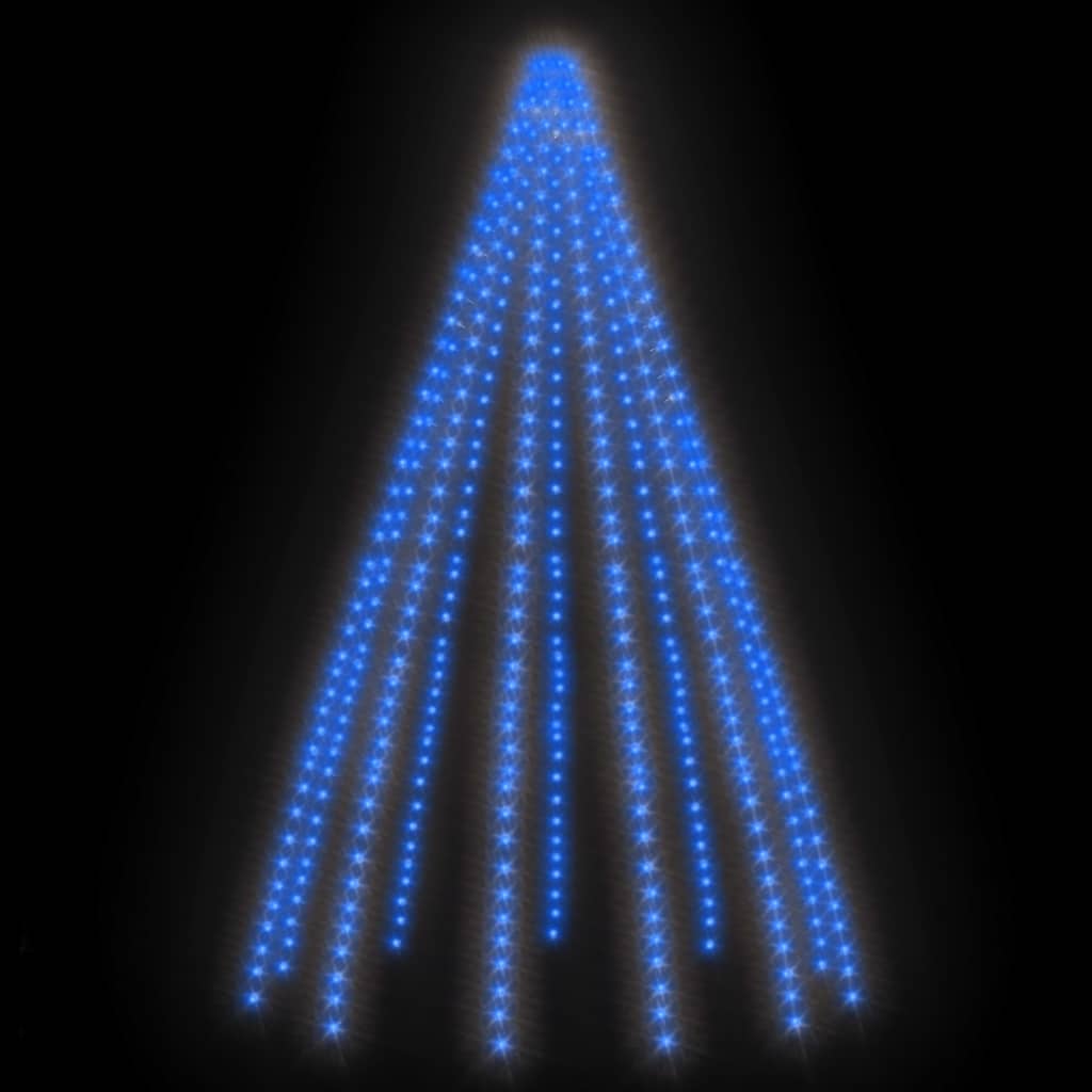 Kerstboomverlichting met 500 LED's blauw binnen/buiten 500 cm - AllerleiShop