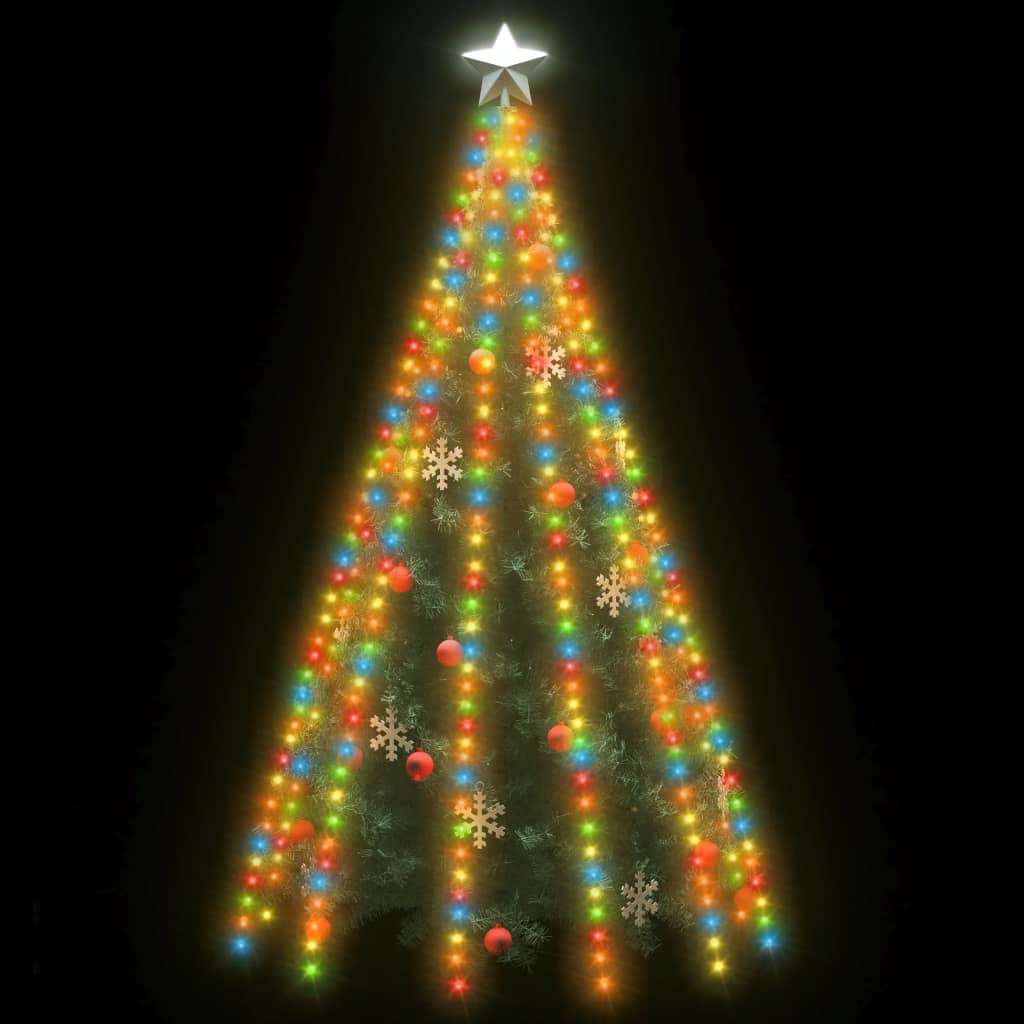 Kerstboomverlichting 500 LED's meerkleurig binnen/buiten 500 cm - AllerleiShop