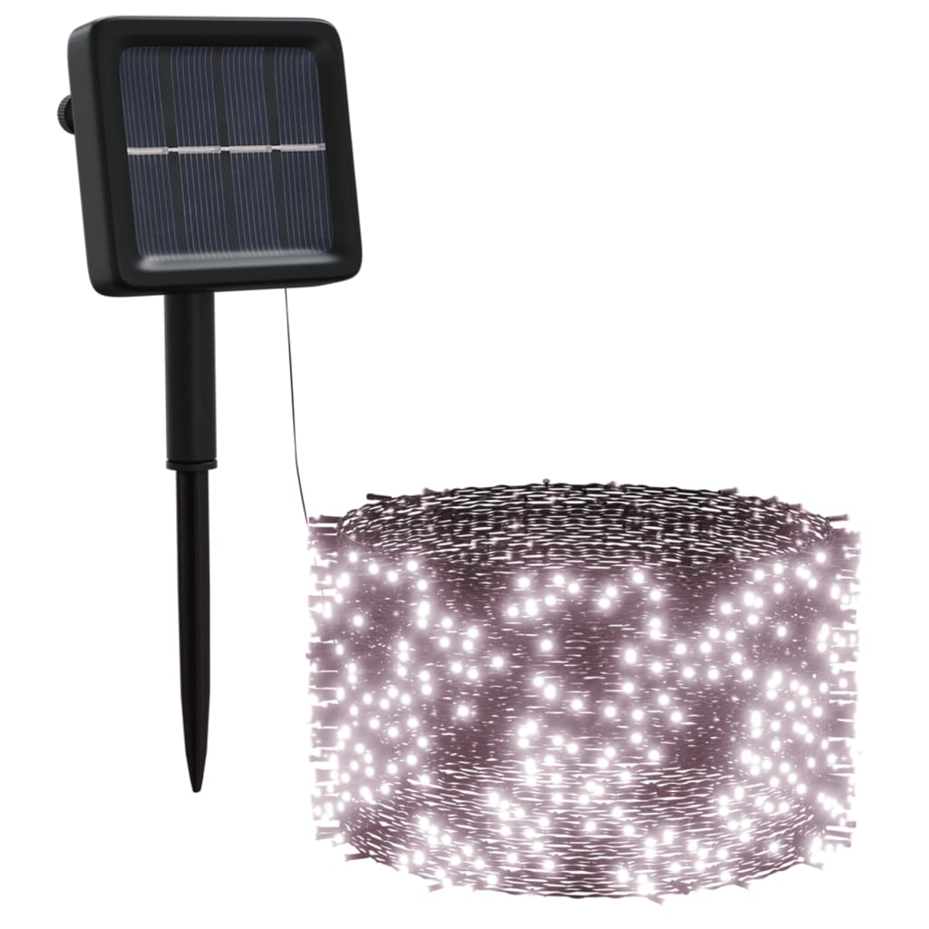 5 st Lichtslinger met 200 LED's solar binnen/buiten warmwit - AllerleiShop